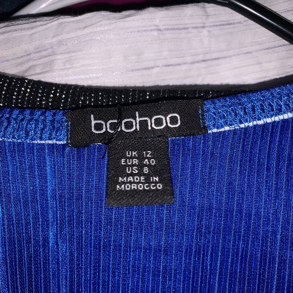 Boohoo Colbalt Blue Romper Size 12 - Picture 3 of 5